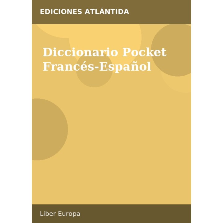 Diccionario Pocket Francés-Español