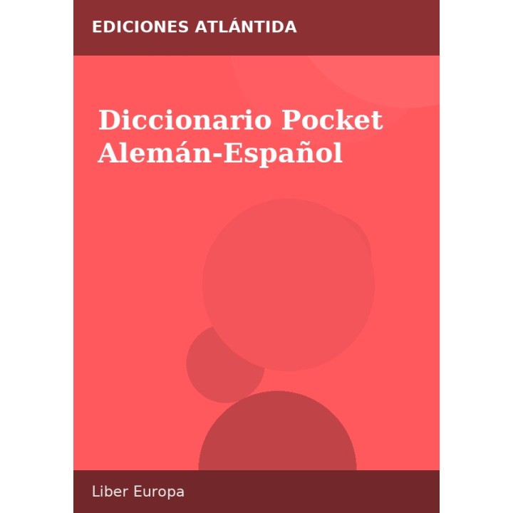 Diccionario Pocket Alemán-Español