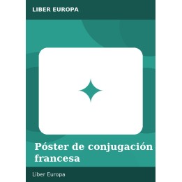 Póster de conjugación francesa